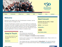 Tablet Screenshot of csorchestra.org